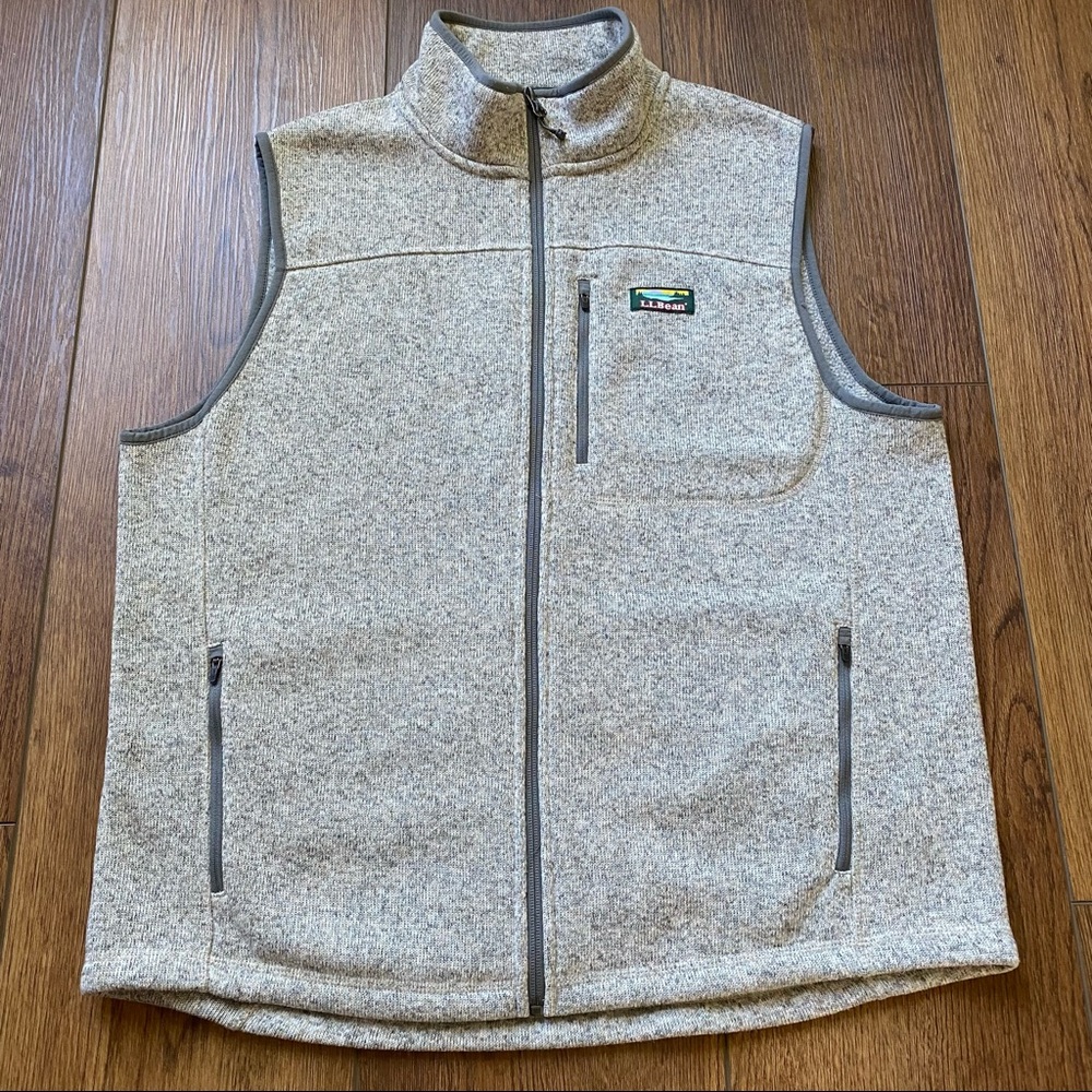 L.L. Bean Men’s Sweater Fleece Vest Size Large